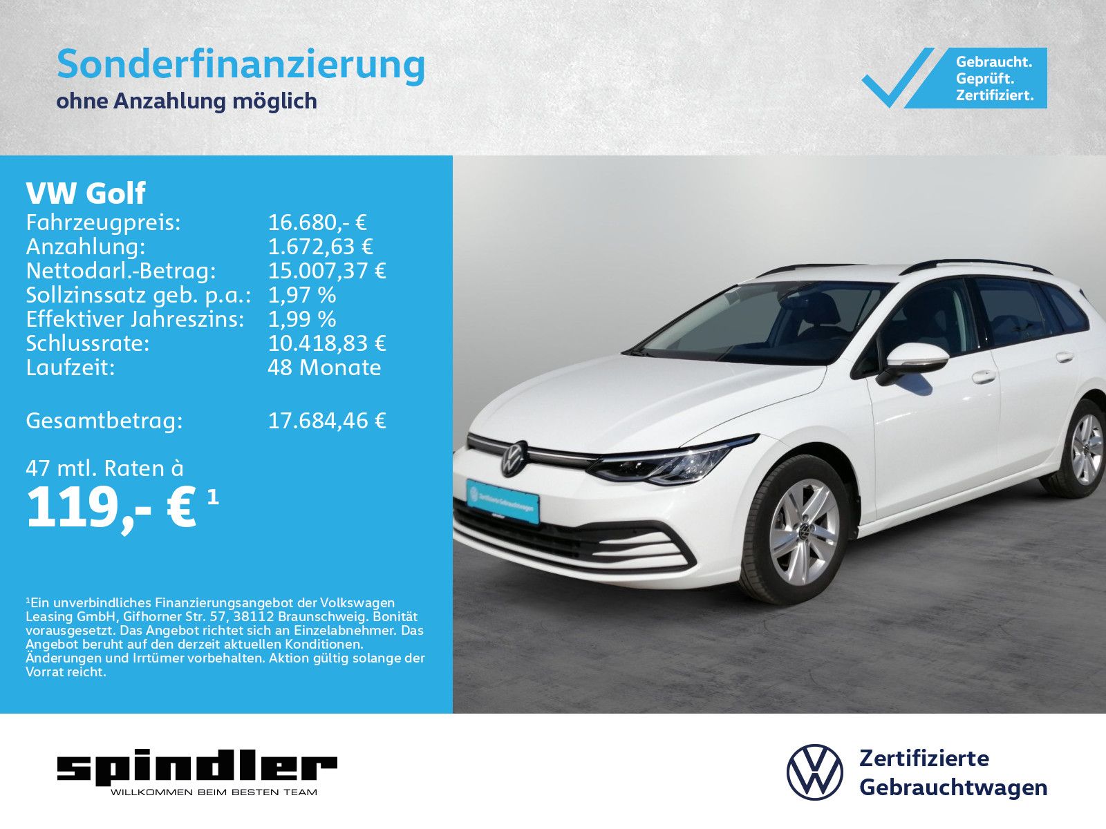 Volkswagen Golf VIII Life 2.0 TDI / Navi, CarPlay, LED, SHZ