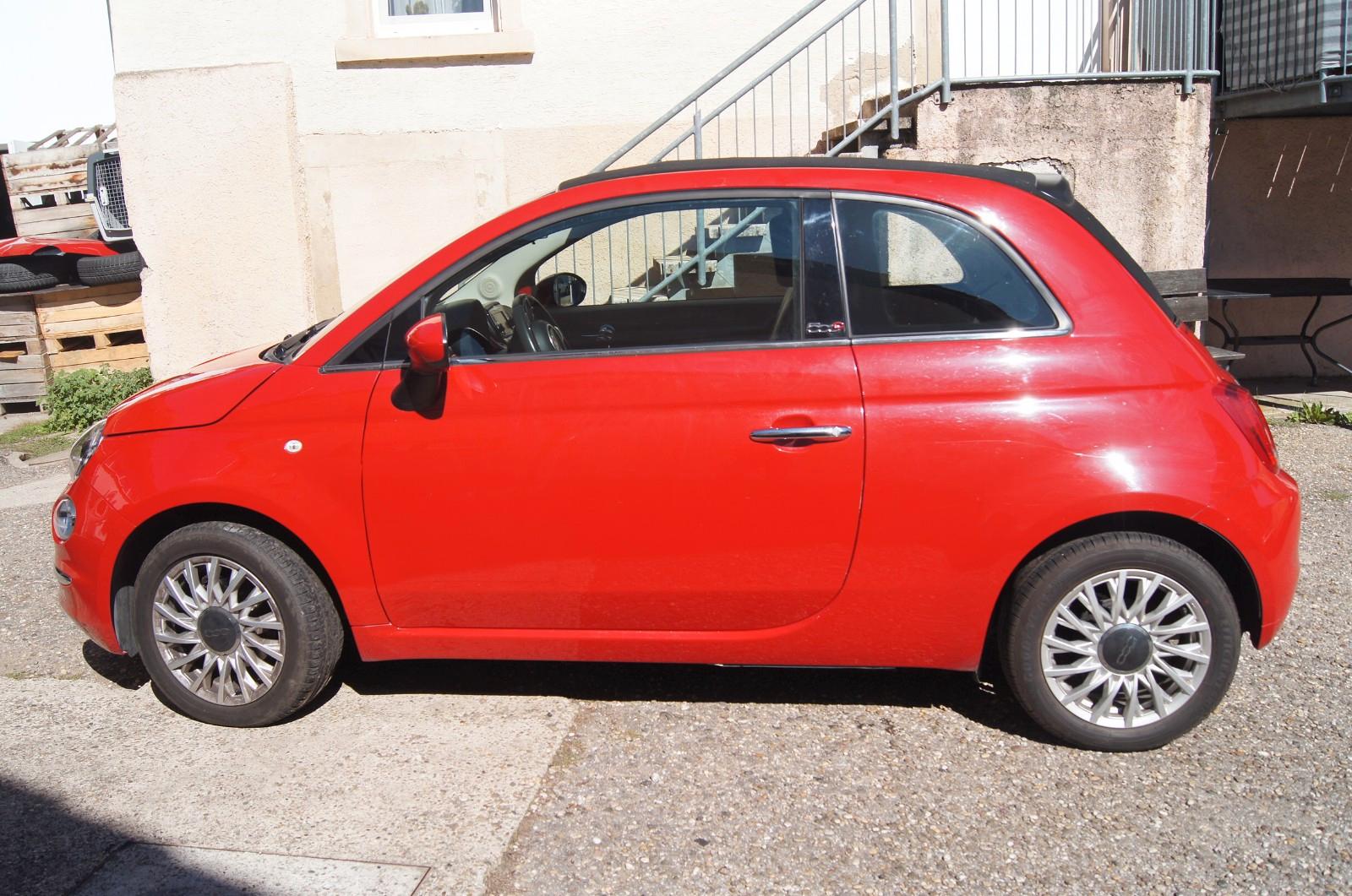 Fiat 500 Lounge,Cabrio ,TÜV neu,Navi,Klimaautomatik