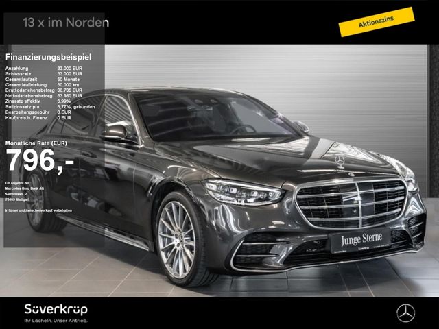 Mercedes-Benz S 400 d 4M Limo lang // BURM AMG STANDH DISTR