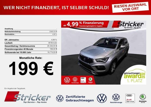 Seat Ateca Style 1.5TSI 199,-ohne Anzahlung Sitzheizu