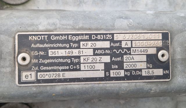 Zentralachsanhänger Pferdeanhänger 0,75 - 3,5 t