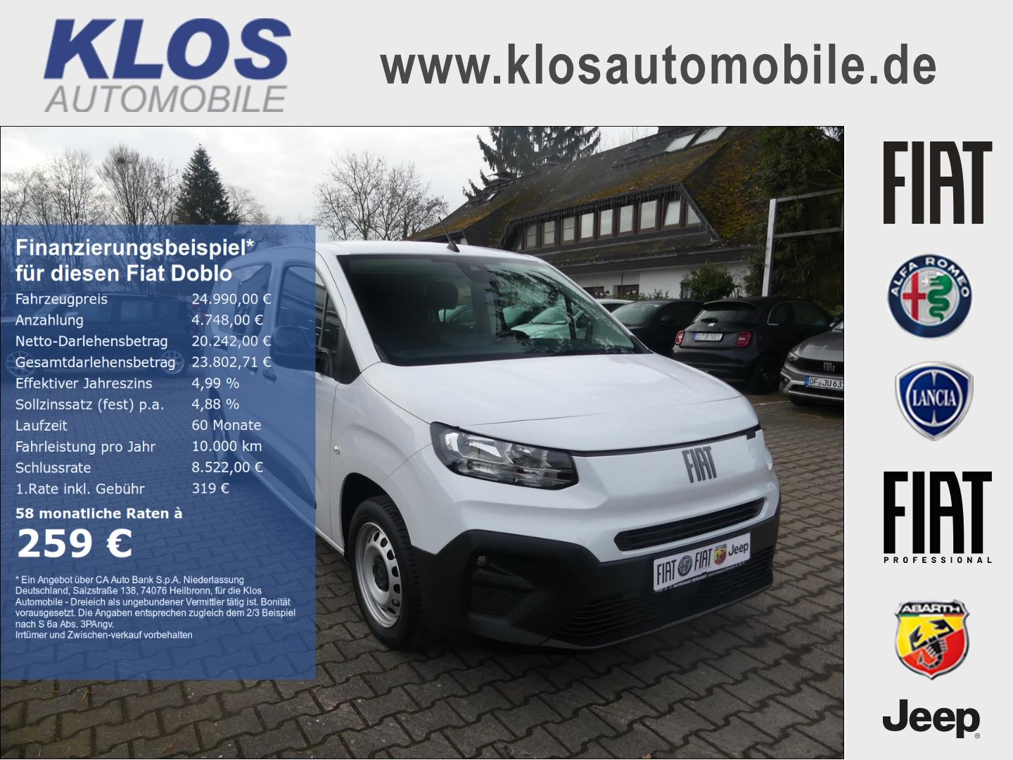 Fiat Doblo CARGO MULTICAB L2H1 1.5 BLUEHDI 130PS AHK 