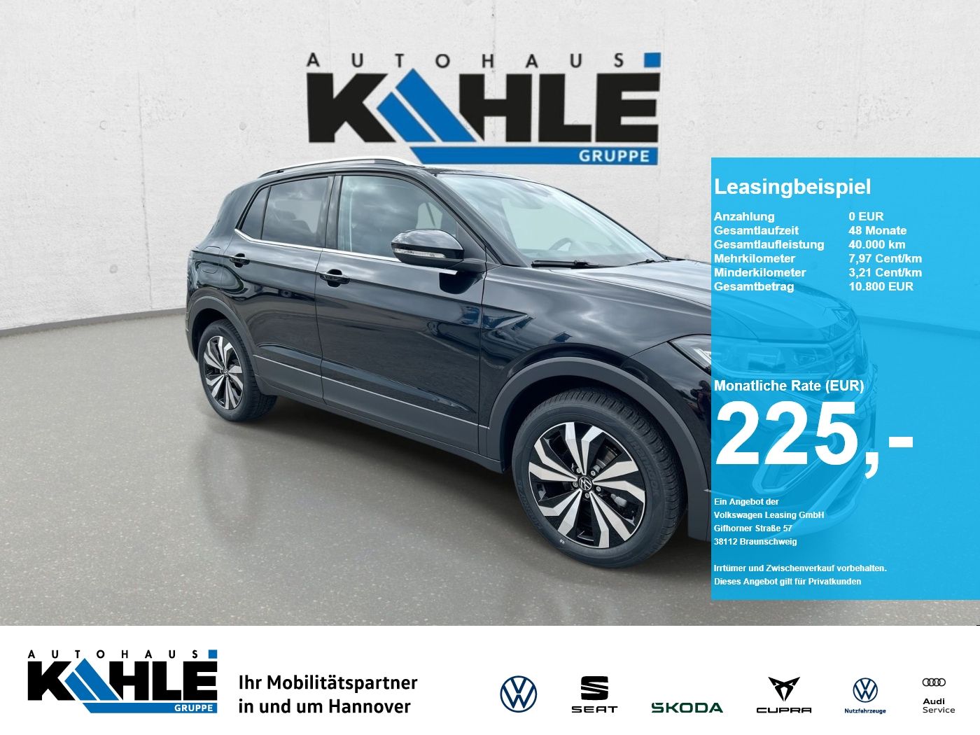 Volkswagen T-Cross 1.0 TSI DSG Style AHK Travel&Comfort GJR