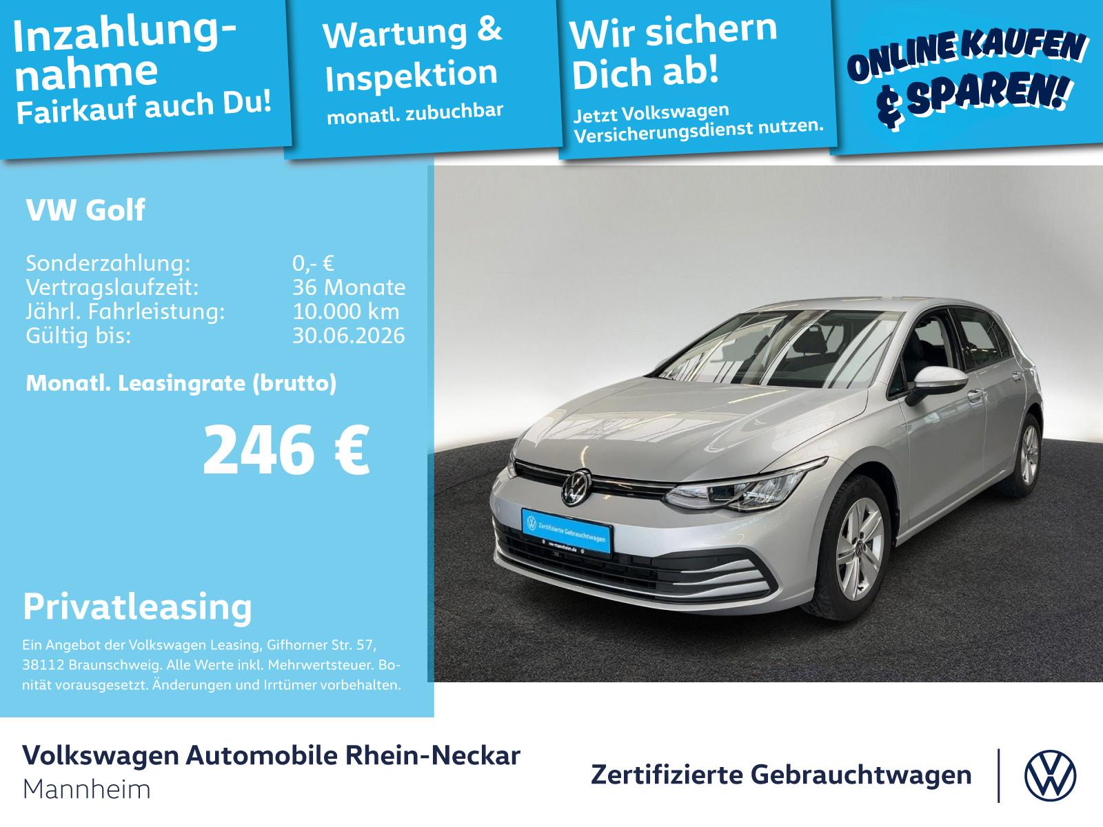 Volkswagen Golf VIII 2.0 TDI Life Navi PDC LED uvm