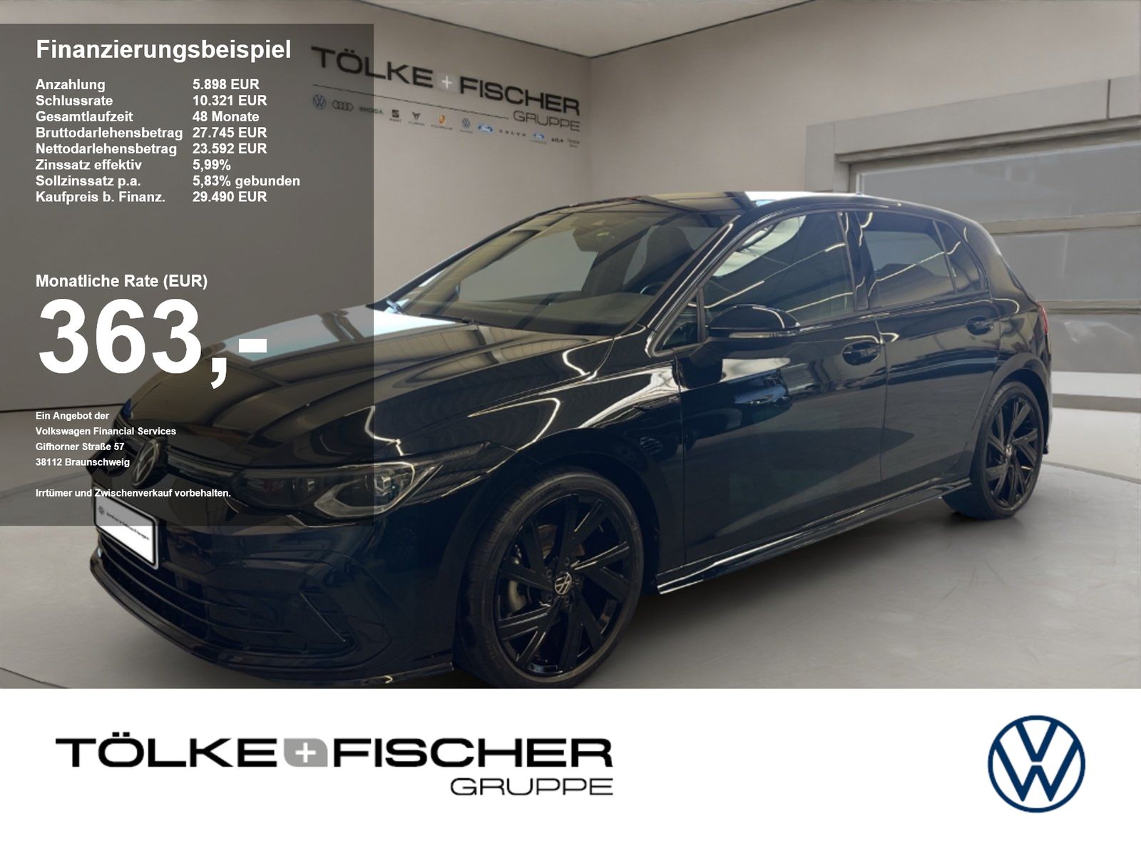 Volkswagen Golf VIII 1.5 eTSI R-Line R-Line IQLight ACC AHK