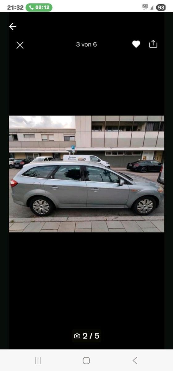 Ford Mondeo 2007 — rear view
