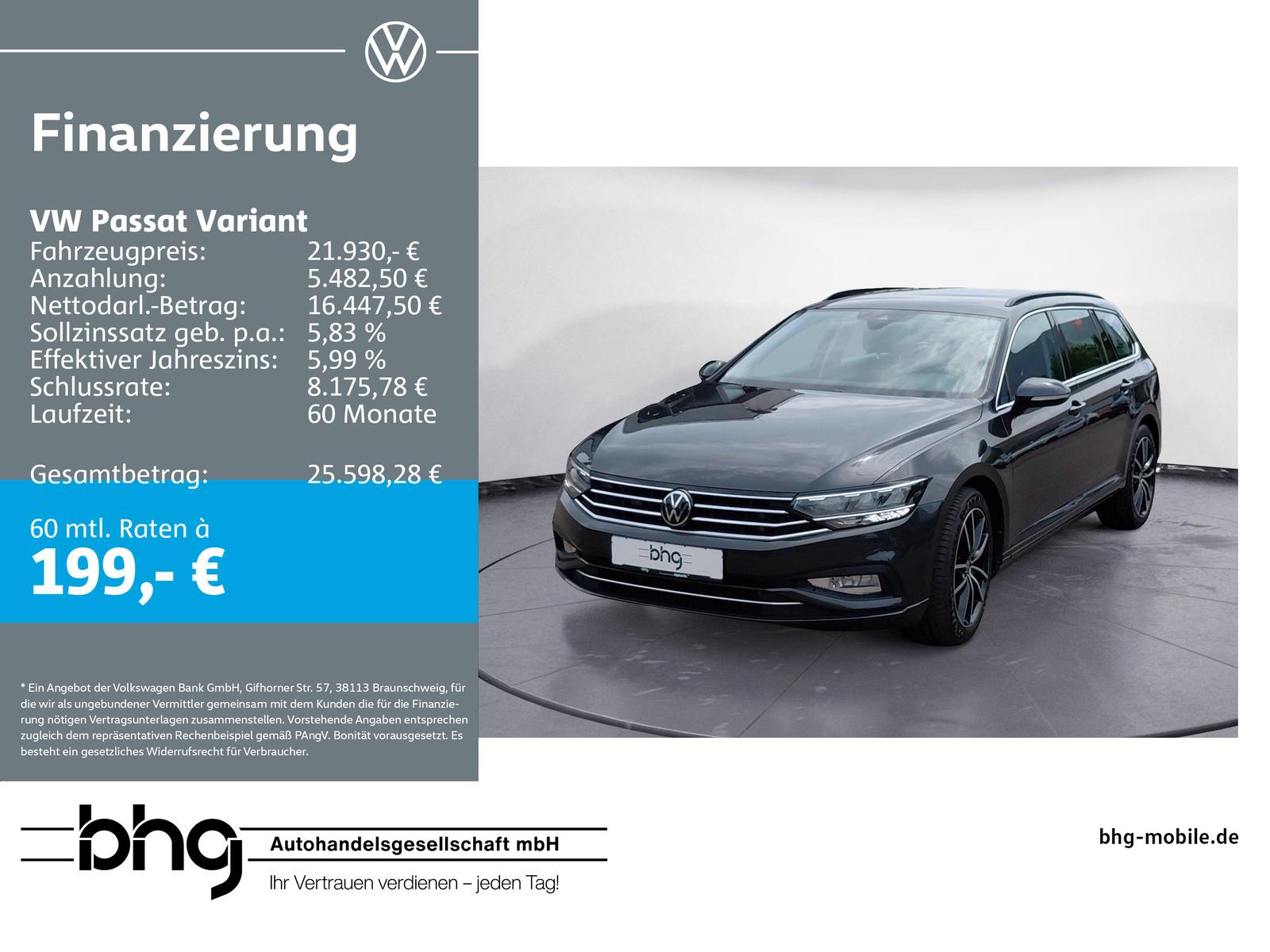 Volkswagen Passat Variant 2,0 TDI SCR DSG