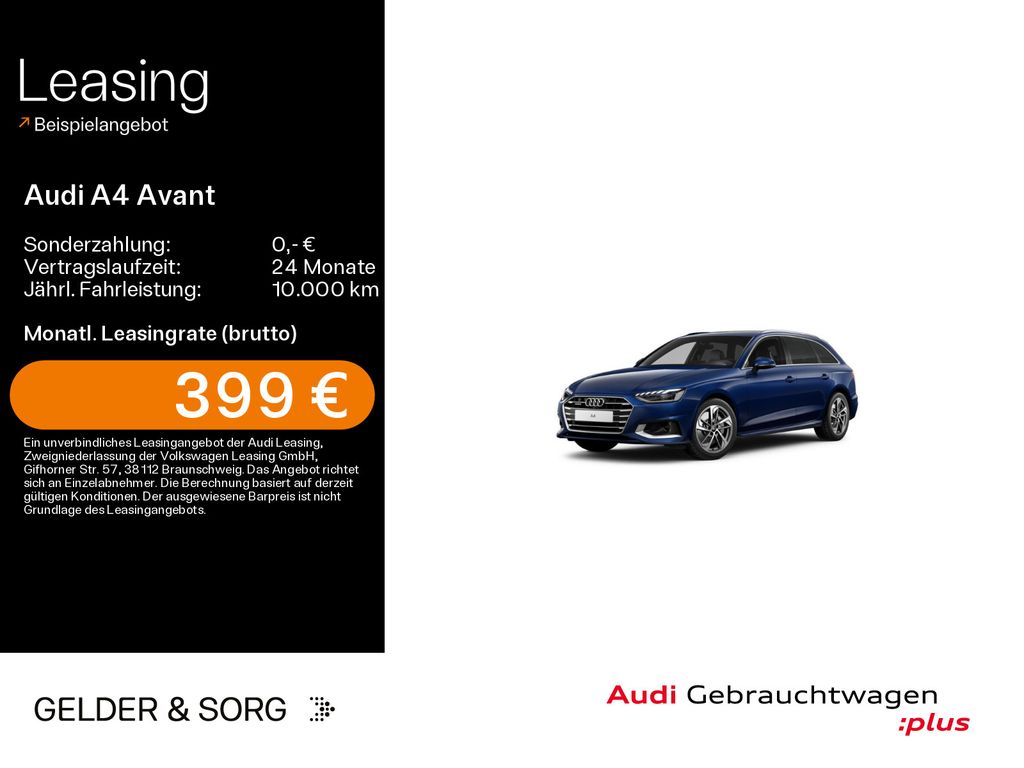 Audi A4 Avant 50 TDI quattro S line Pano*S-Sitze*360°