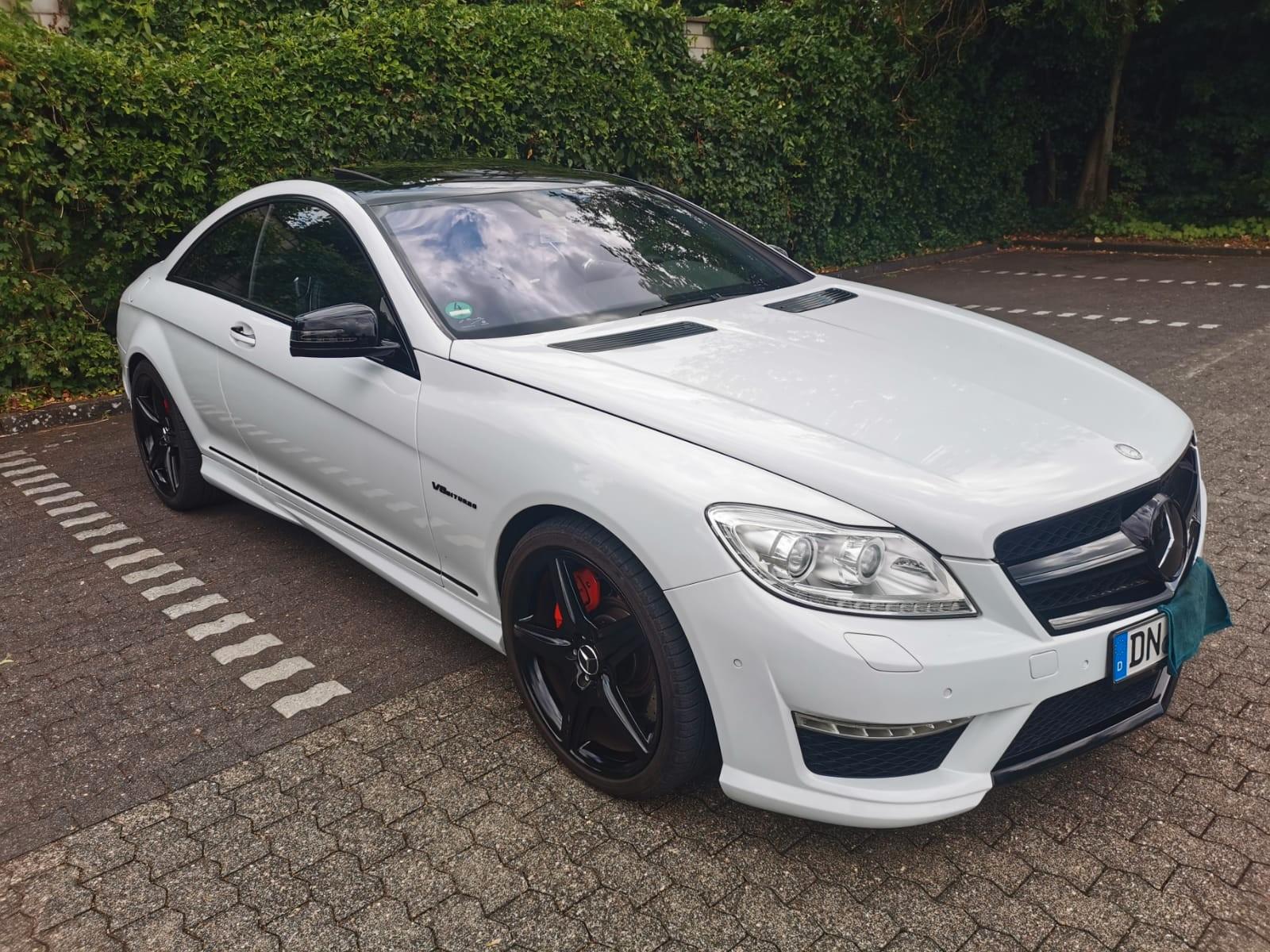 Mercedes-Benz CL 63 AMG 6.2L Facelift Umbau Perlmuttweiss