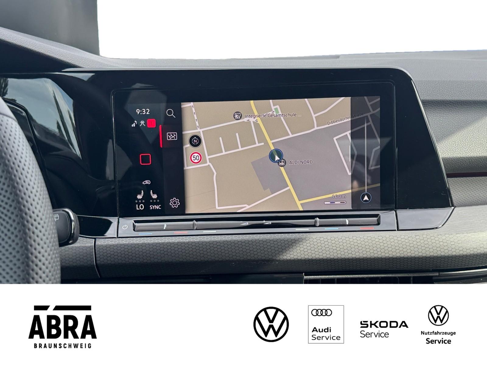 Volkswagen Golf VIII GTI 2.0 TSI DSG IQ.LIGHT+PDC+LANE+ACC, миниатюра 10