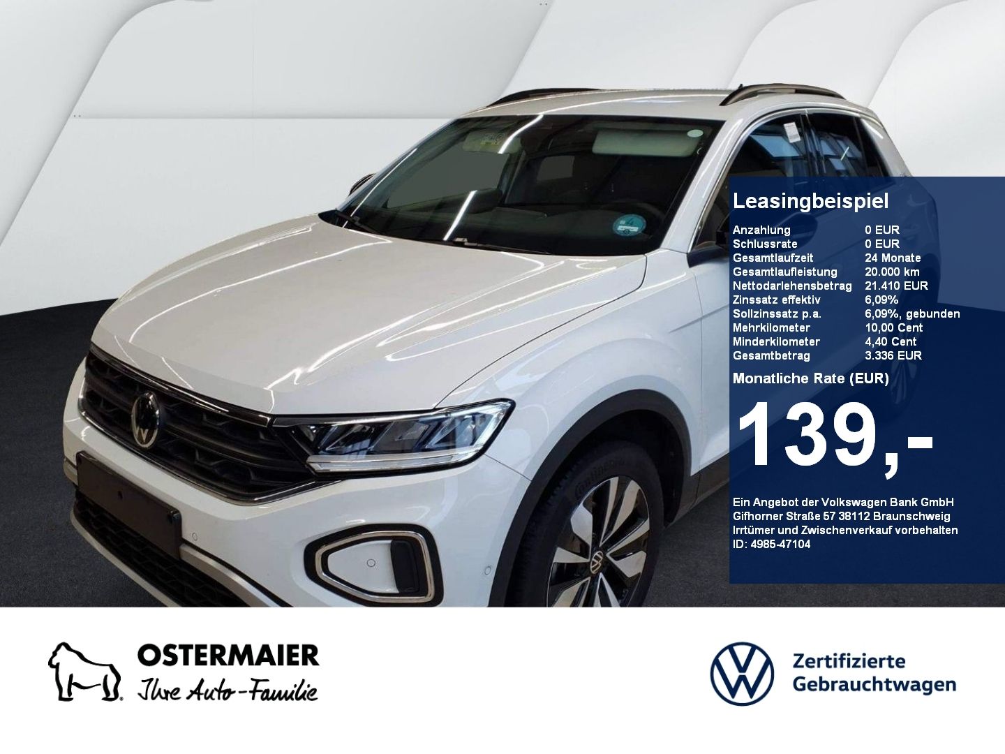 Volkswagen T-Roc GOAL 1.0TSI 116PS ACC.NAVI+VC.2xPDC.LED.AP