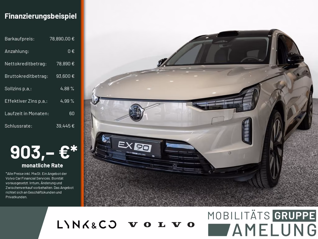 Volvo EX90 Ultra Twin Motor AWD LED PANO 360° 7-SITZER