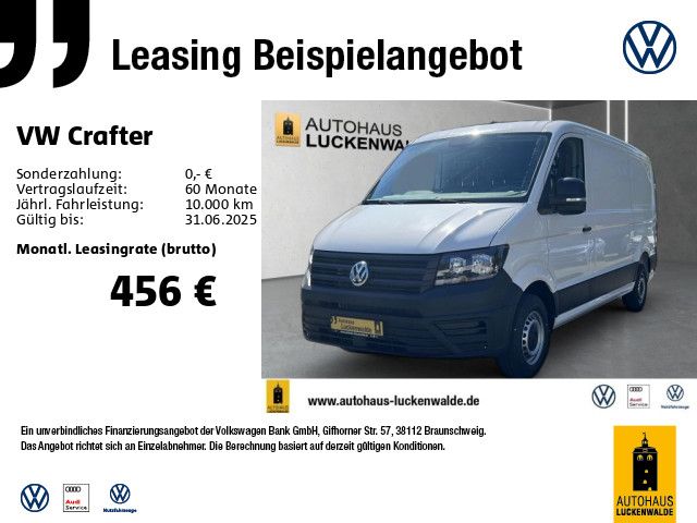 VW Crafter 35 Kasten 2.0 TDI MR Aut. *GRA*PDC*DAB+*