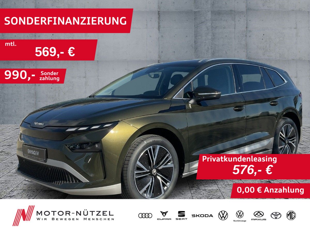 Skoda Enyaq iV 60 LOFT LED+NAVI+ACC+SHZ+AHK+PANO+WäPu