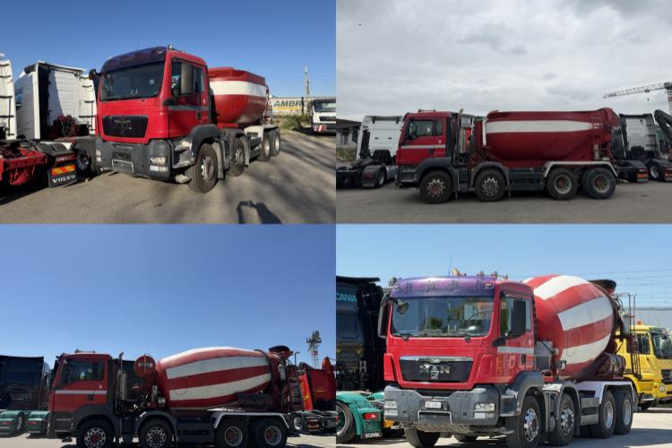 MAN TGS 35.440 8x4 SWS Mischer-Silo-Kipper 