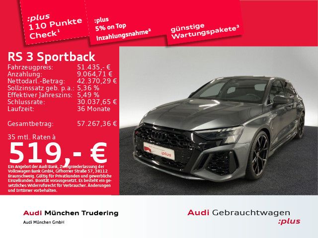 AUDI RS 3 Sportback S tronic 280km/h/RS-AGA/Pano/ACC/