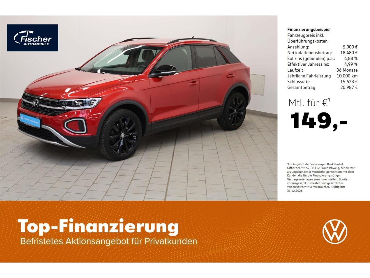 Volkswagen T-Roc 2.0 TDI Style DSG Matrix/RFK/ACC/Klima/SH