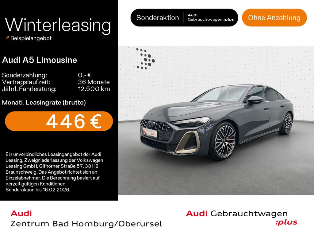 A5 Limousine TDI edition one S line*Navi*Matrix*