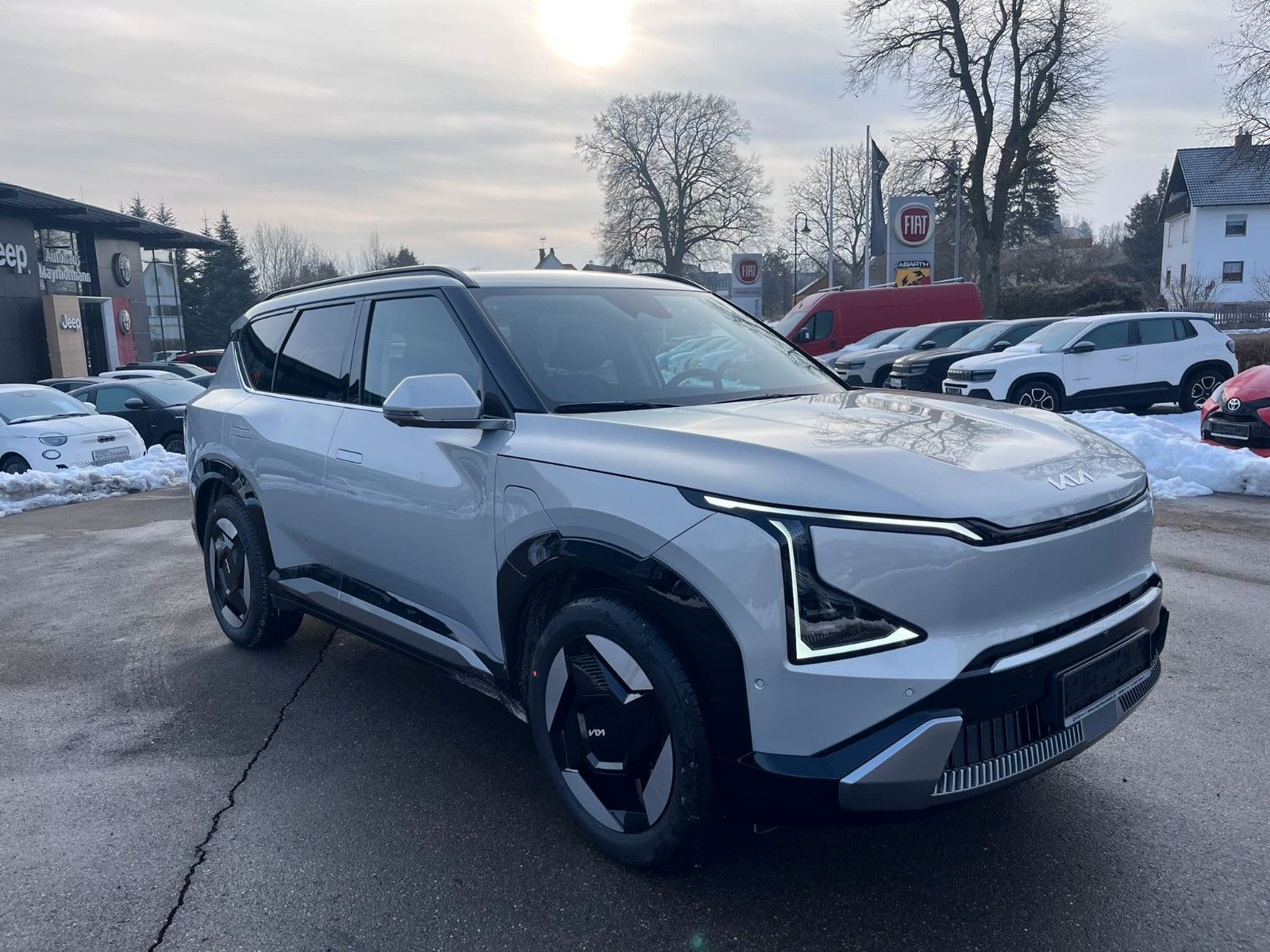 Fahrzeugabbildung Kia EV5 Kamera Totwinkel Ambiente LED Sound uvm.