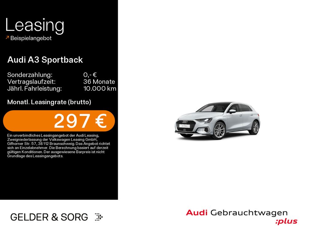 Audi A3 Sportback 40 TFSI e advanced LED*Pano*Sound
