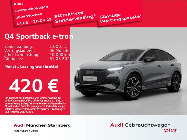 Audi Q4 Sportback e-tron 45 S line Kamera/Pano/20"Zol