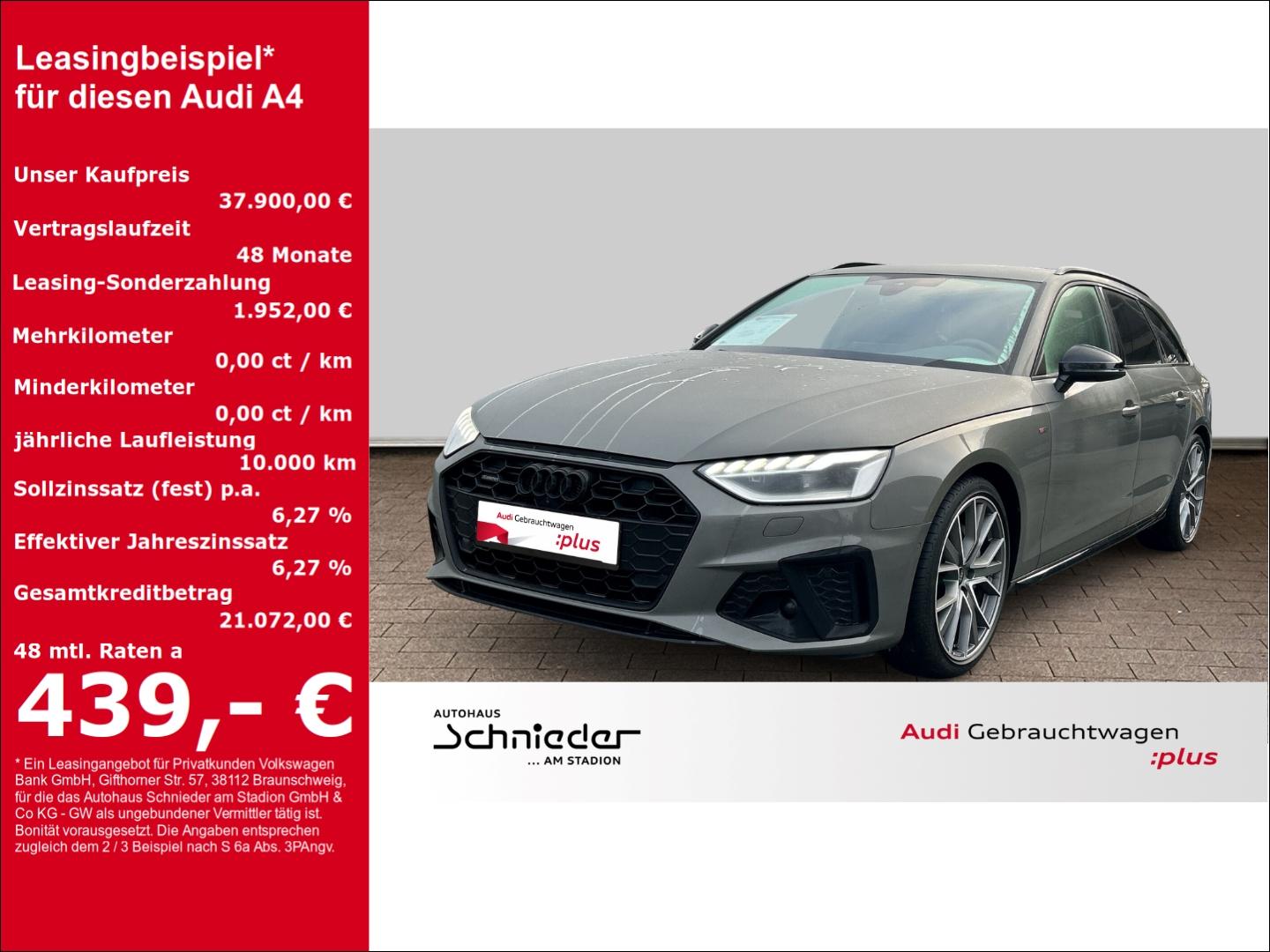 Audi A4 Avant 40 TDI quattro S-tronic S-Line+Competit