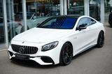 Mercedes-Benz S 63 AMG 4M+ Coupé 9G/DRV-PAK/BURM/360°/PANO/HUD - weiße Mercedes-Benz S 63 AMG