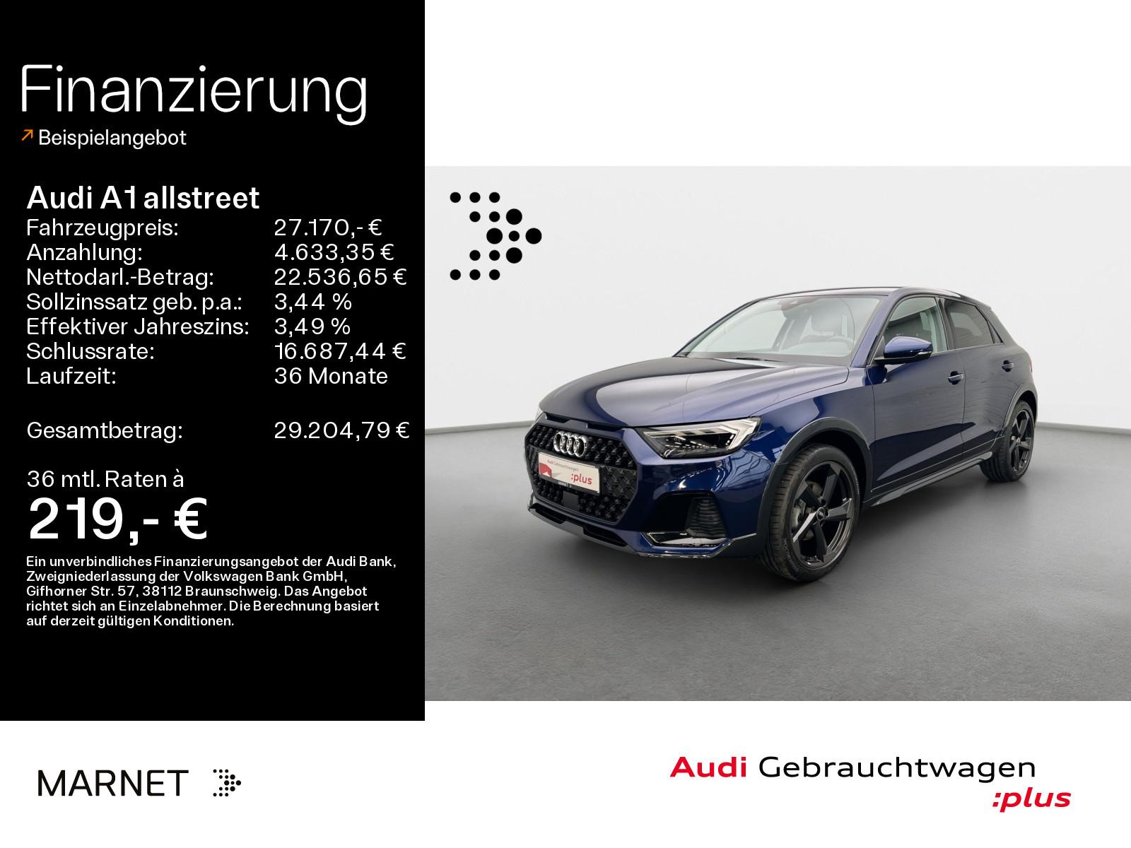 Audi A1 allstreet 30 TFSI S line*Navi*LED*Alu*PDC*Vir