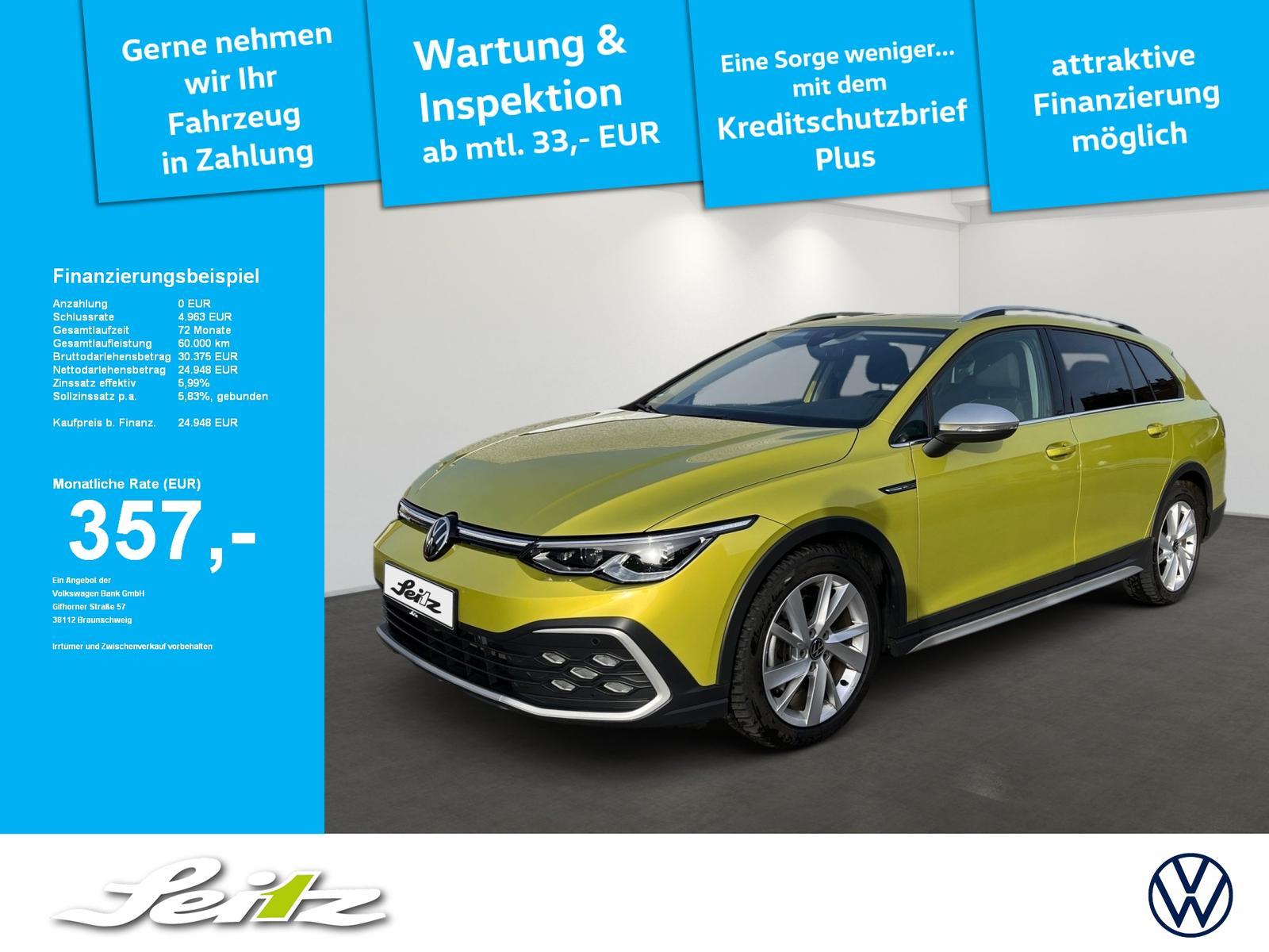 Volkswagen Golf VIII Variant 2.0 TDI 4M Alltrack *AHK*PANO*