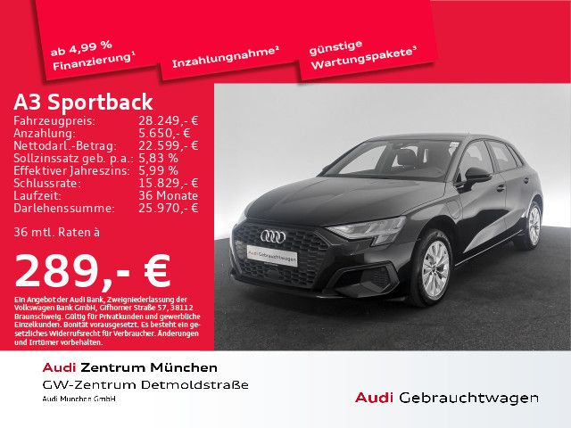 Audi A3 Sportback 40 TFSI e S tronic Virtual+/Navi+/P