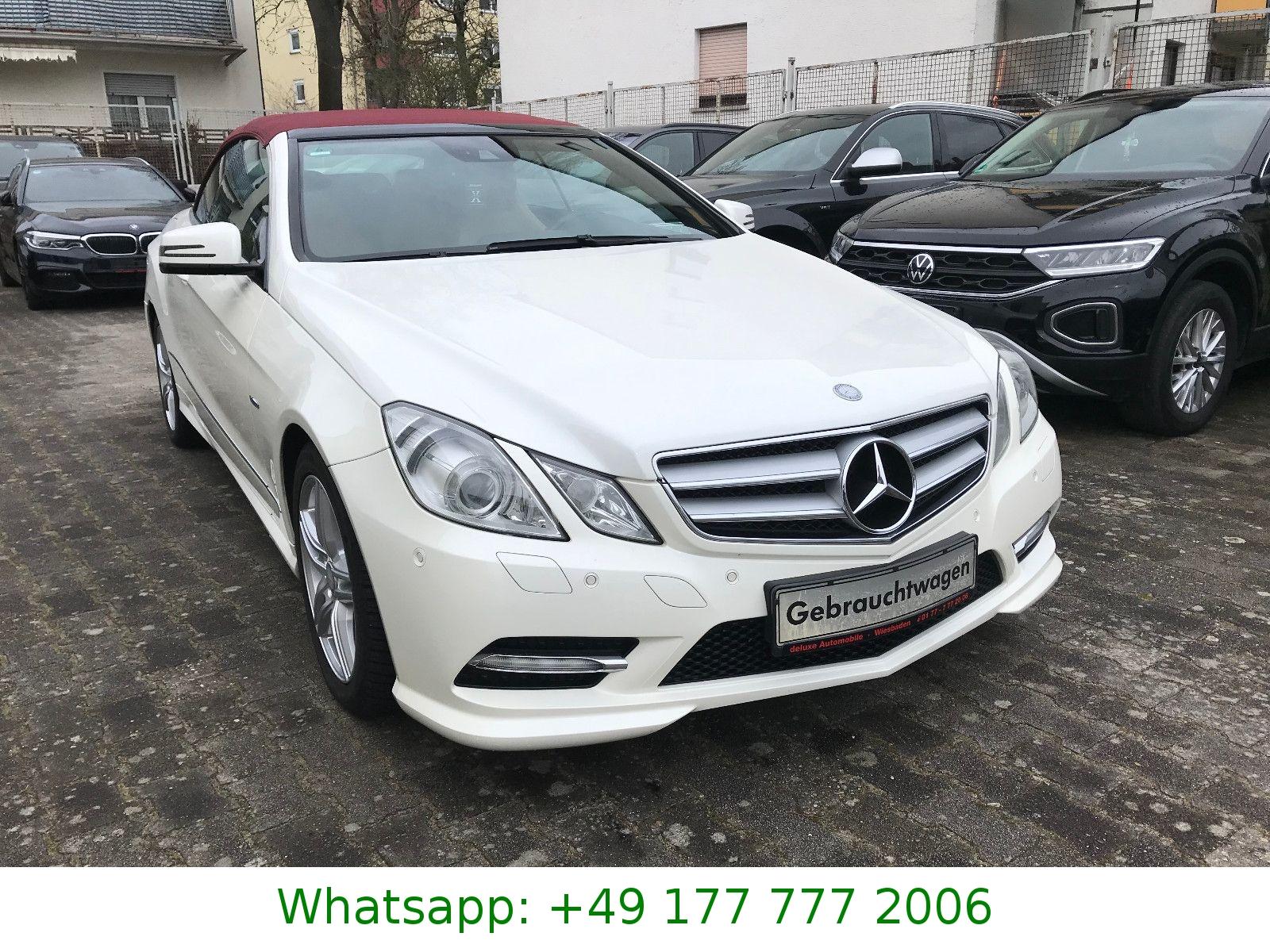 Mercedes-Benz E 350 Cabrio CGI 7G.  AMG Line Nackheizung/SHZ