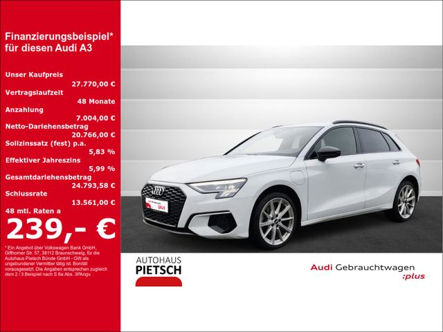 Audi A3 Sportback 40 TFSIe S-Line LED AHK NAVI VC PDC