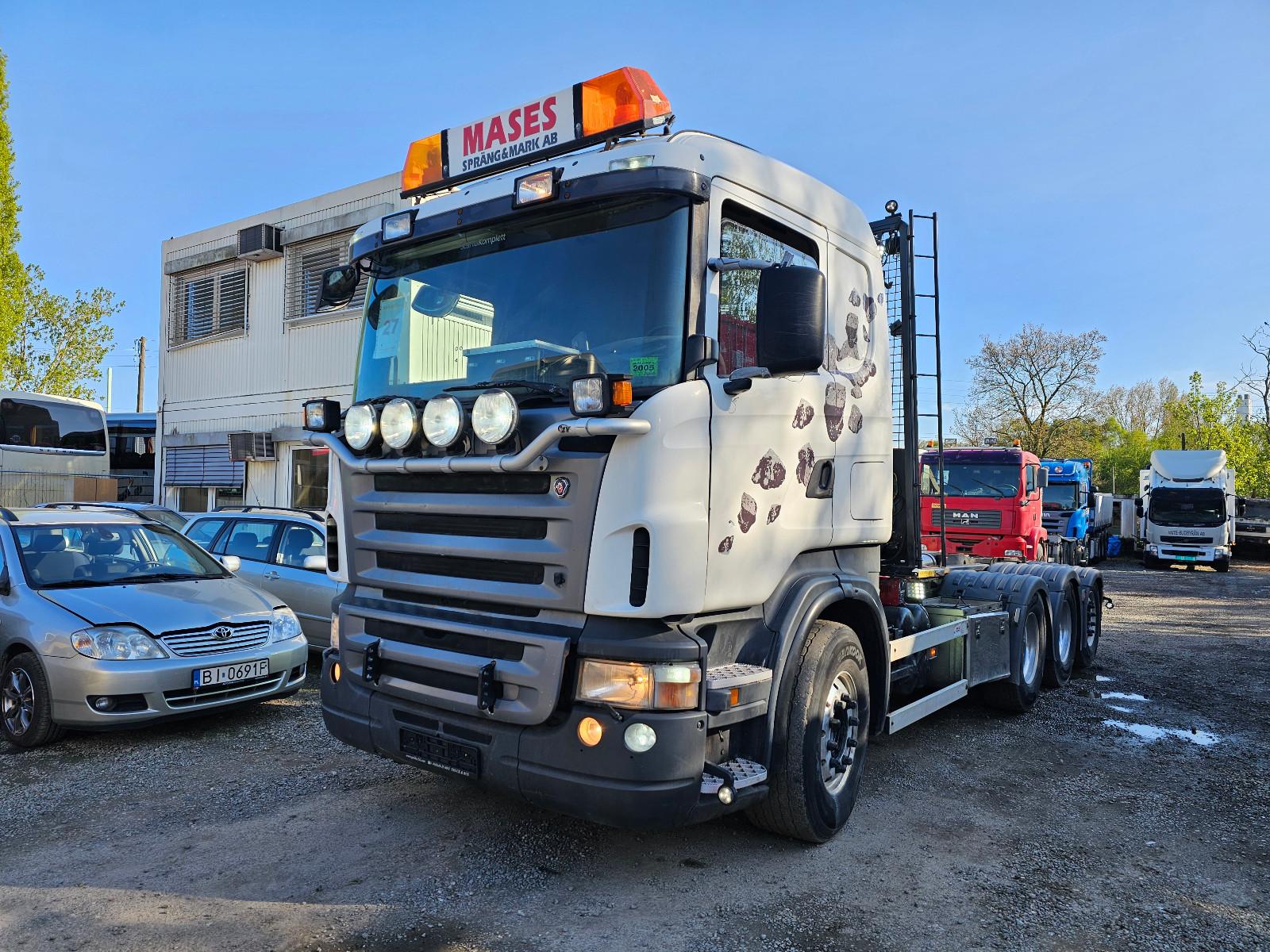 Scania R480LB 8X4*4HHA MOTORSCHADEN! 3-Pedal JOAB L24