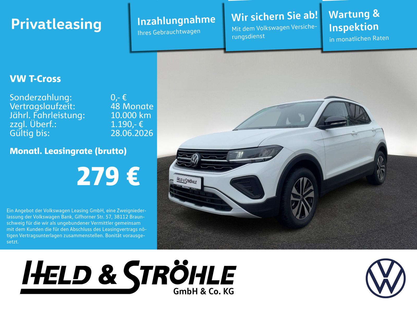 Volkswagen T-Cross Energy 1.0 TSI DSG AHK RFK Anschlussgara