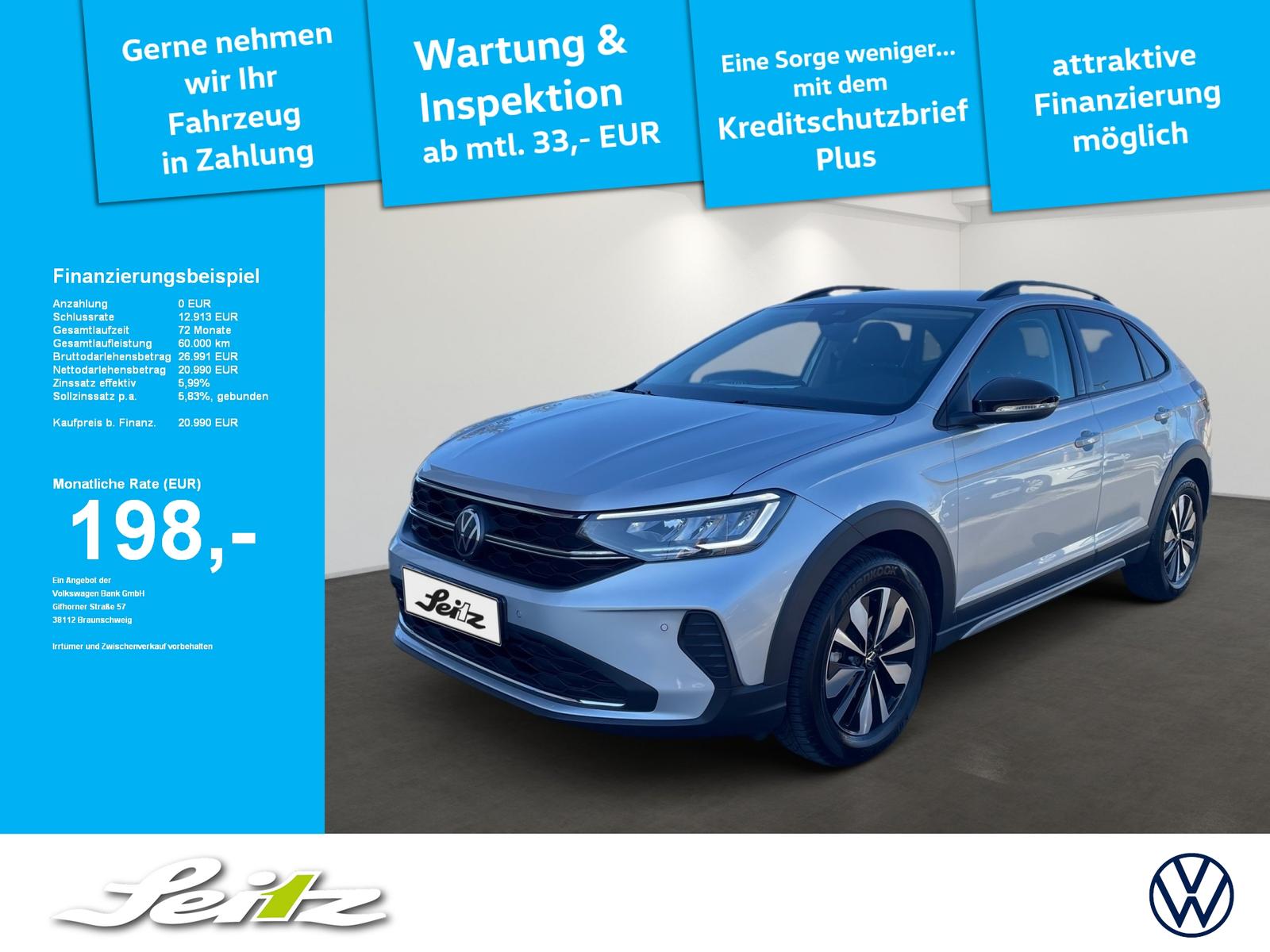 Volkswagen Taigo 1.0 TSI Goal *LED*PDC*SITZH*