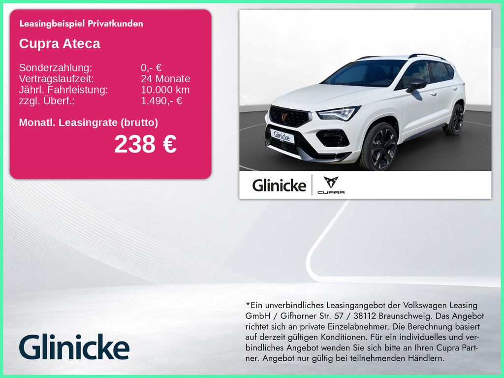 Ateca 1.5 TSI DSG ACC PDC LED KAM Sitzh. Navi