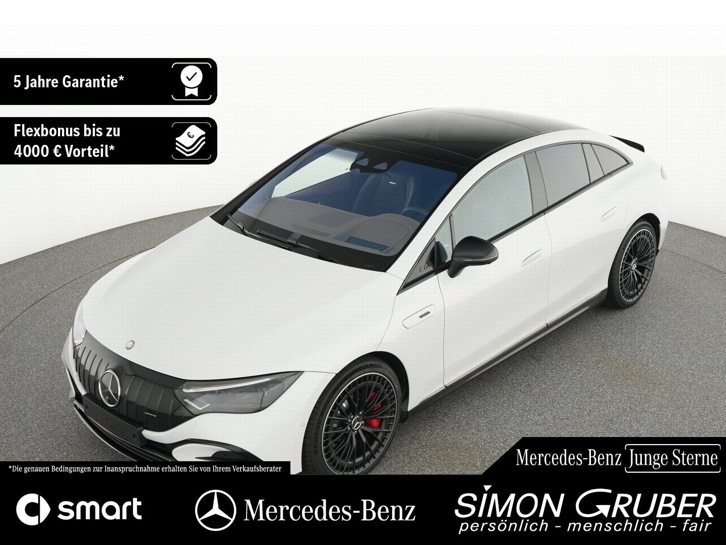 Fahrzeugabbildung Mercedes-Benz EQE 43 4M AMG NightII Carbon Airmatic HUD Hyper