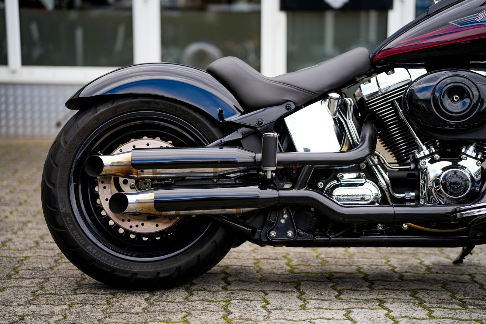 Fahrzeugabbildung Harley-Davidson FLSTF Fat Boy Twin Cam 96B - Ape - Kesstech
