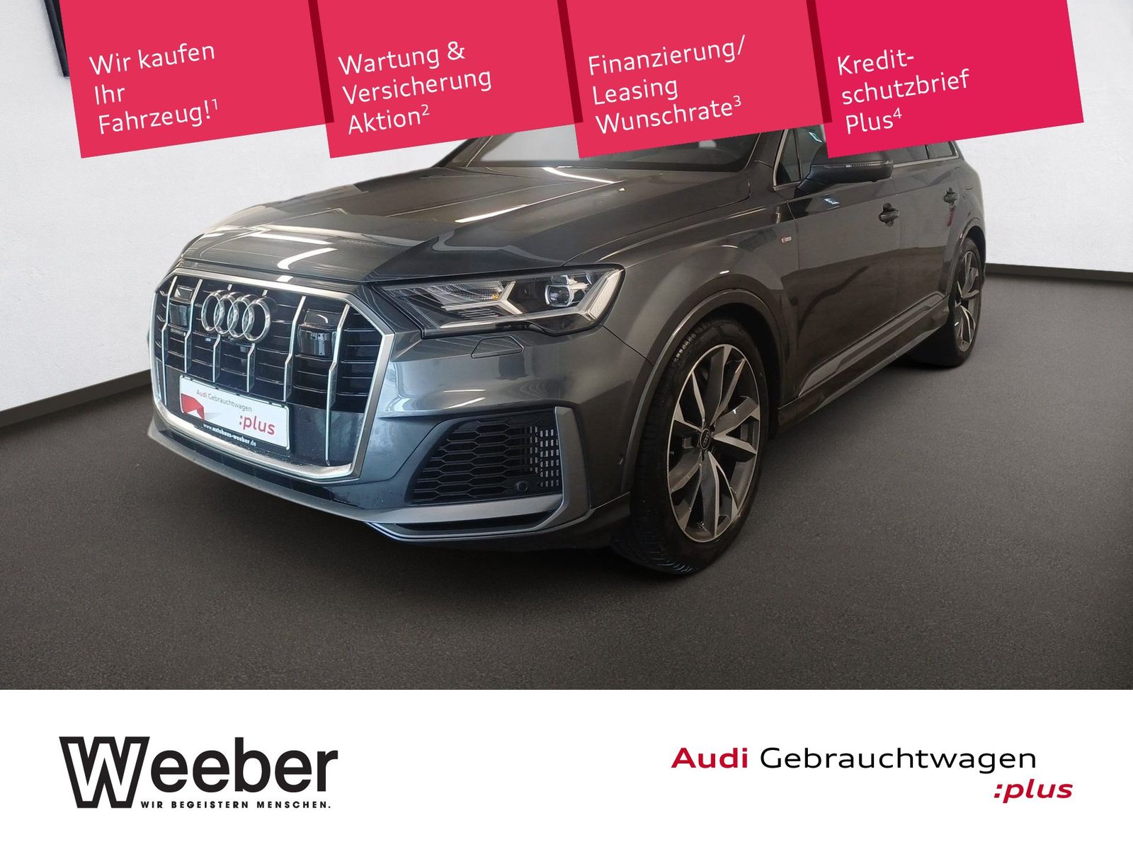 Audi Q7 Hybrid quattro S line *LEDER*PANO*360° CAM*LU