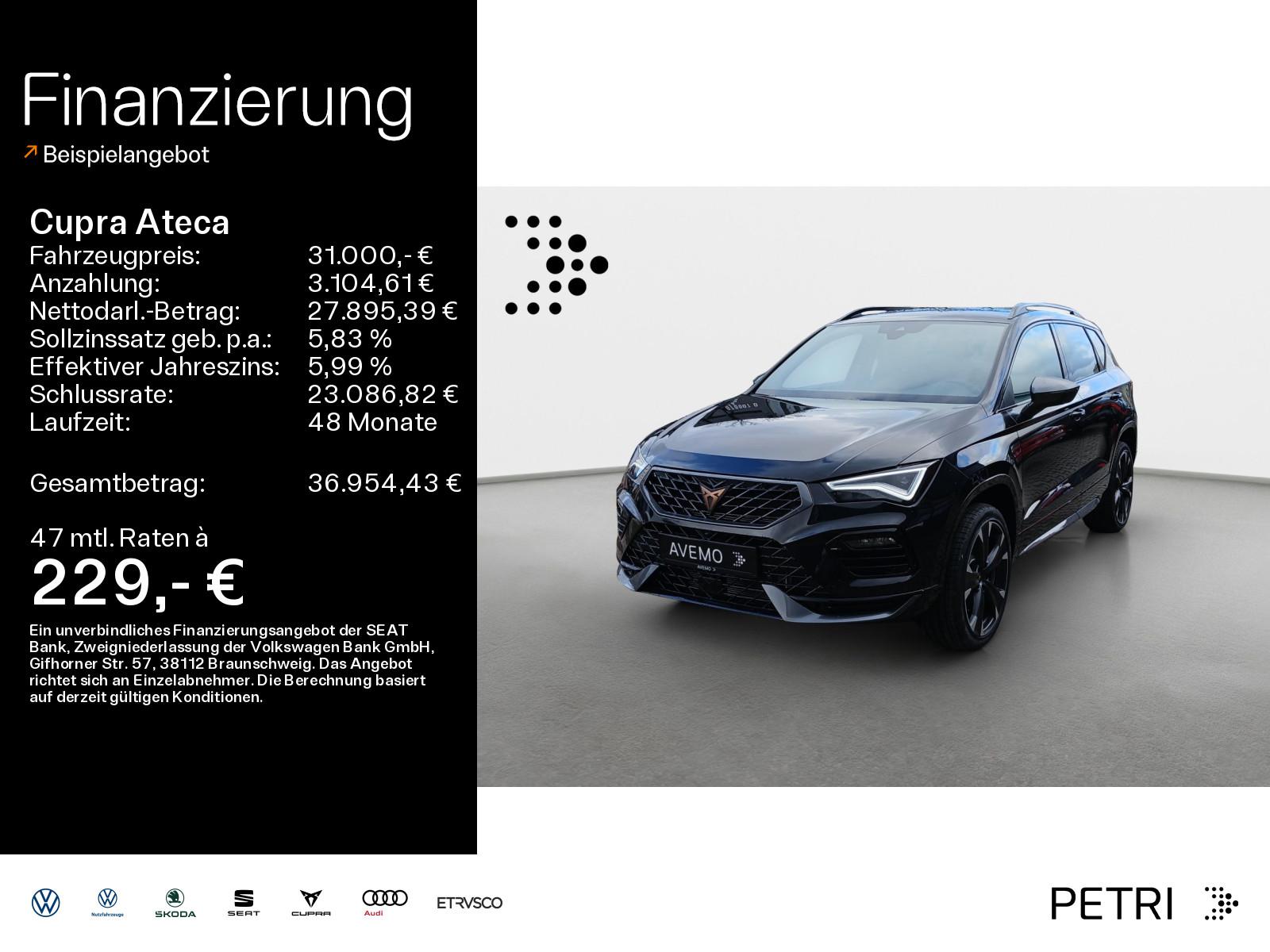 Cupra Ateca 1.5 TSI 110 kW (150 PS) *AHKvorber.*DSG*el