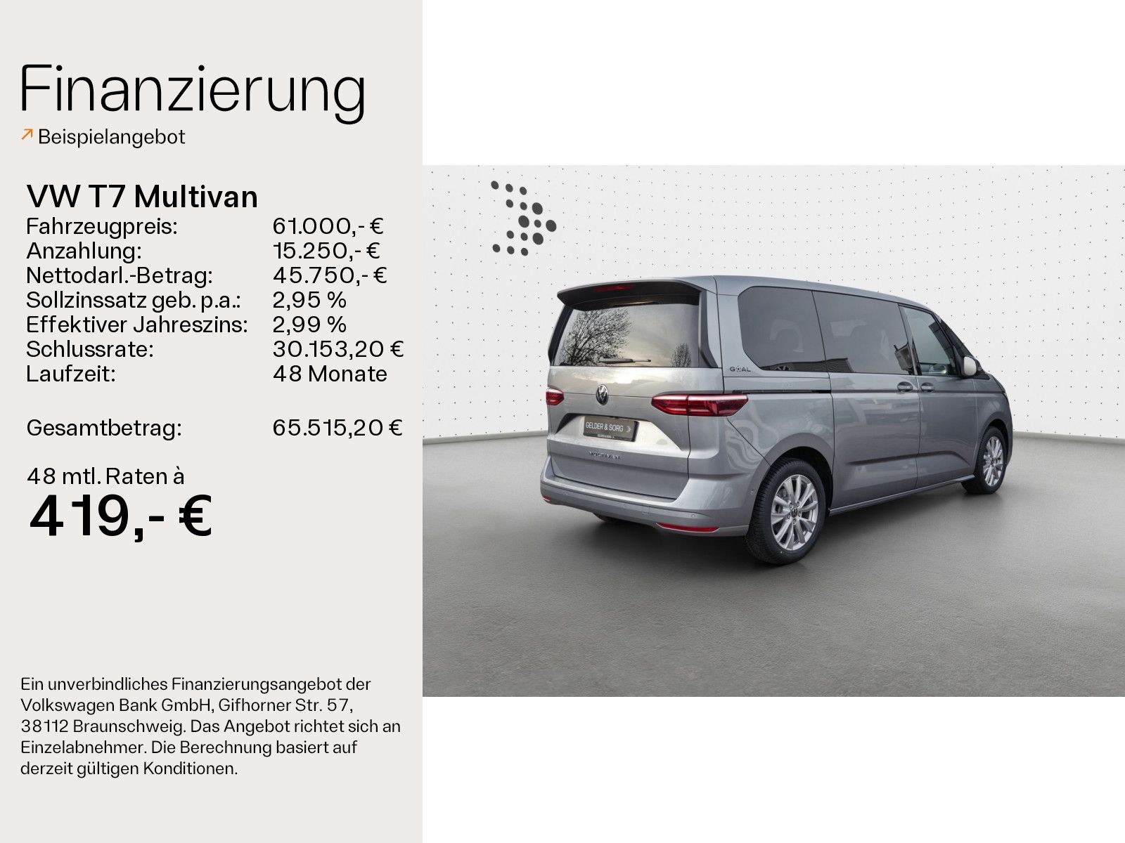Volkswagen T7 Multivan GOAL TDI *Vis-a-Vis*AHK*Navi*IQ*Pano imagem 2
