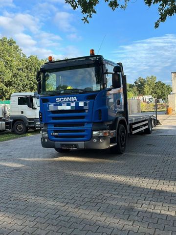 Scania R380 Abschleppwagen hydraulische Rampen