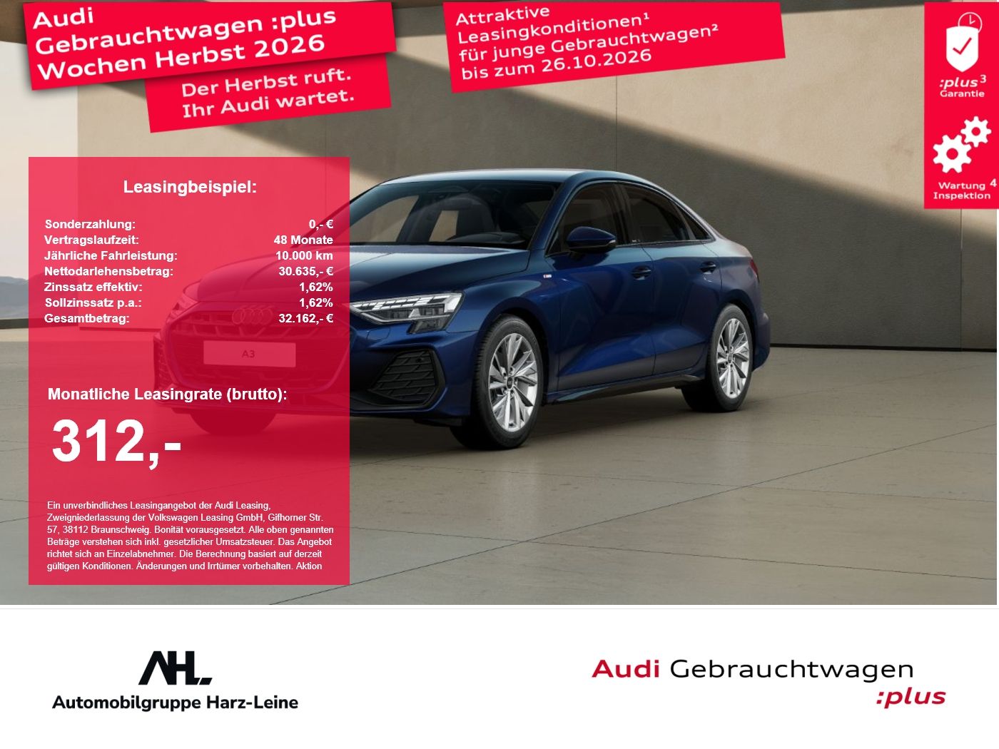 Audi A3 Limousine TFSI S line Parkassistent Sportsitz