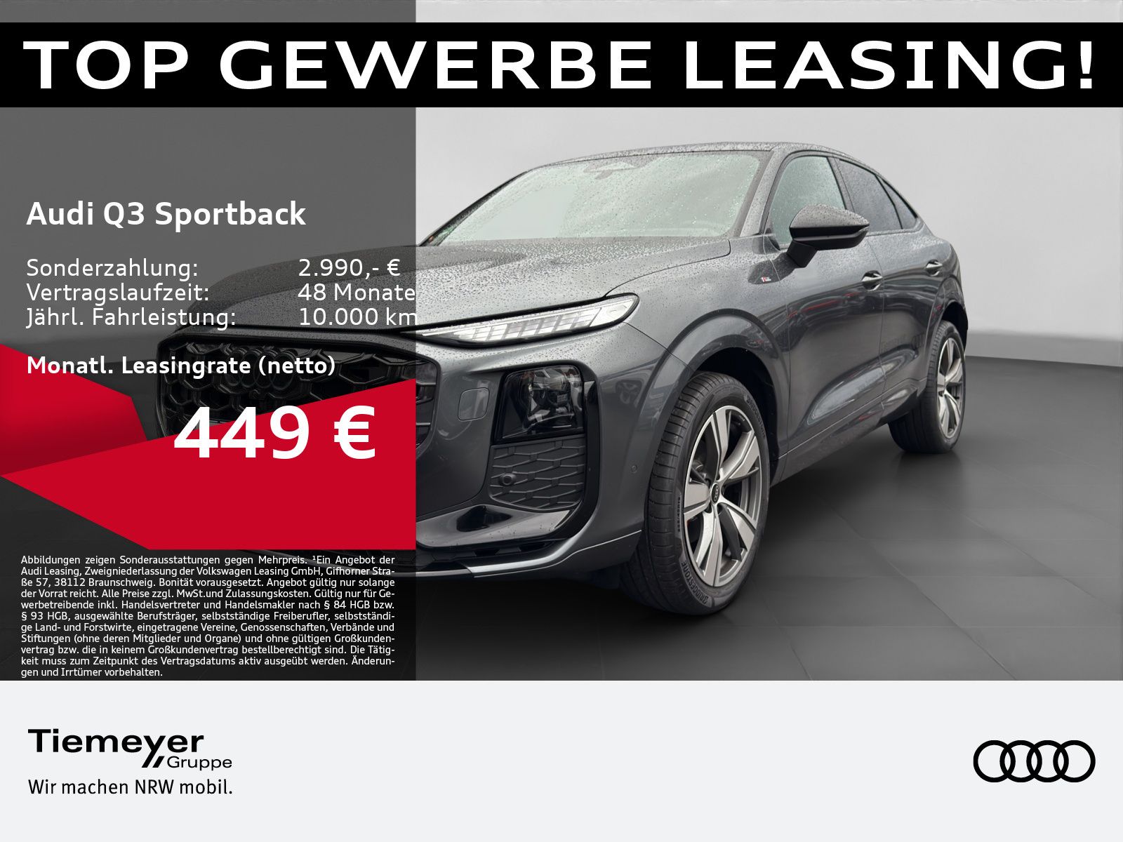 Audi Q3 Sportback 35 TFSI S-tronic 3x S LINE LED+ NAV