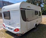 Knaus Sport 420 QD 1300kg, Vorzelt und viel Zubehör - Knaus Wohnwagen 420