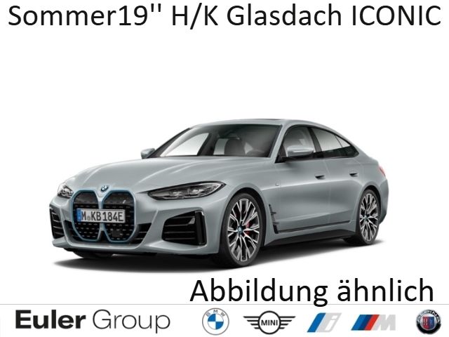 BMW i4 eDrive40 M-Sport PRO Sommer19'' H/K Glasdach 