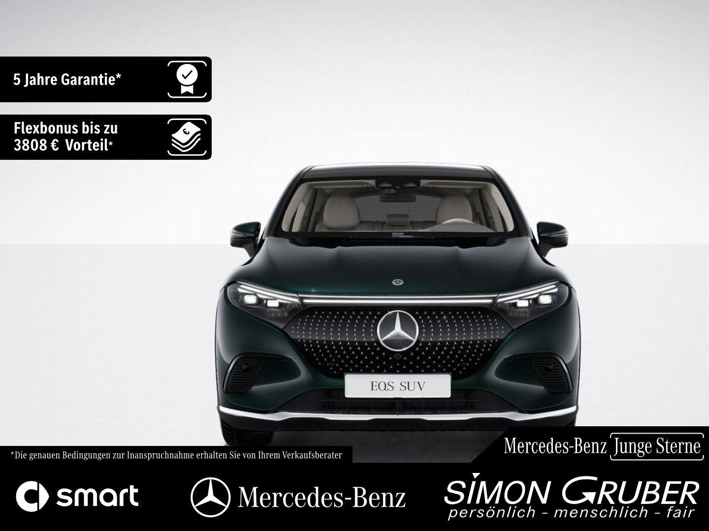 Fahrzeugabbildung Mercedes-Benz EQS 450 4M SUV Pano Burm Sitzklima Massage 7Sitz