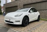 Tesla Model Y Performance AWD Leder in Weiß 