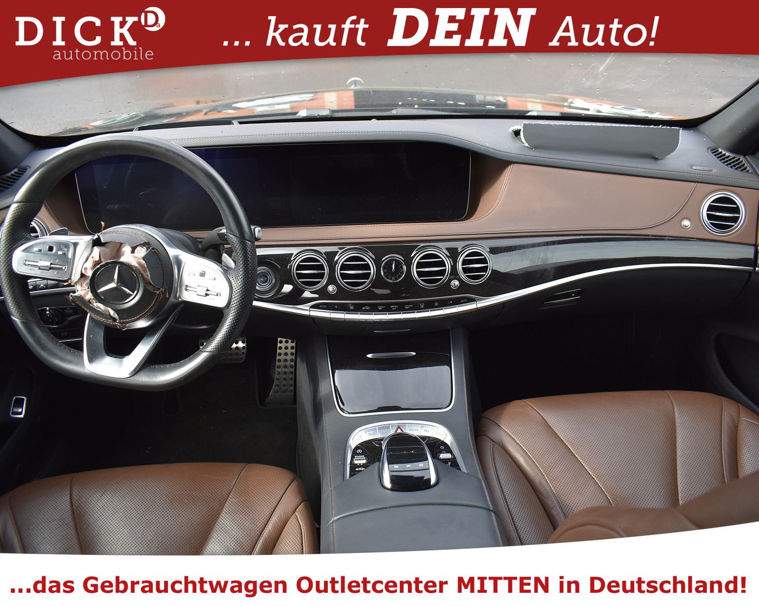 Fahrzeugabbildung Mercedes-Benz S 400d 4M AMG Line PANO+MEMO+STNDHZ+HUD+360+VOLL
