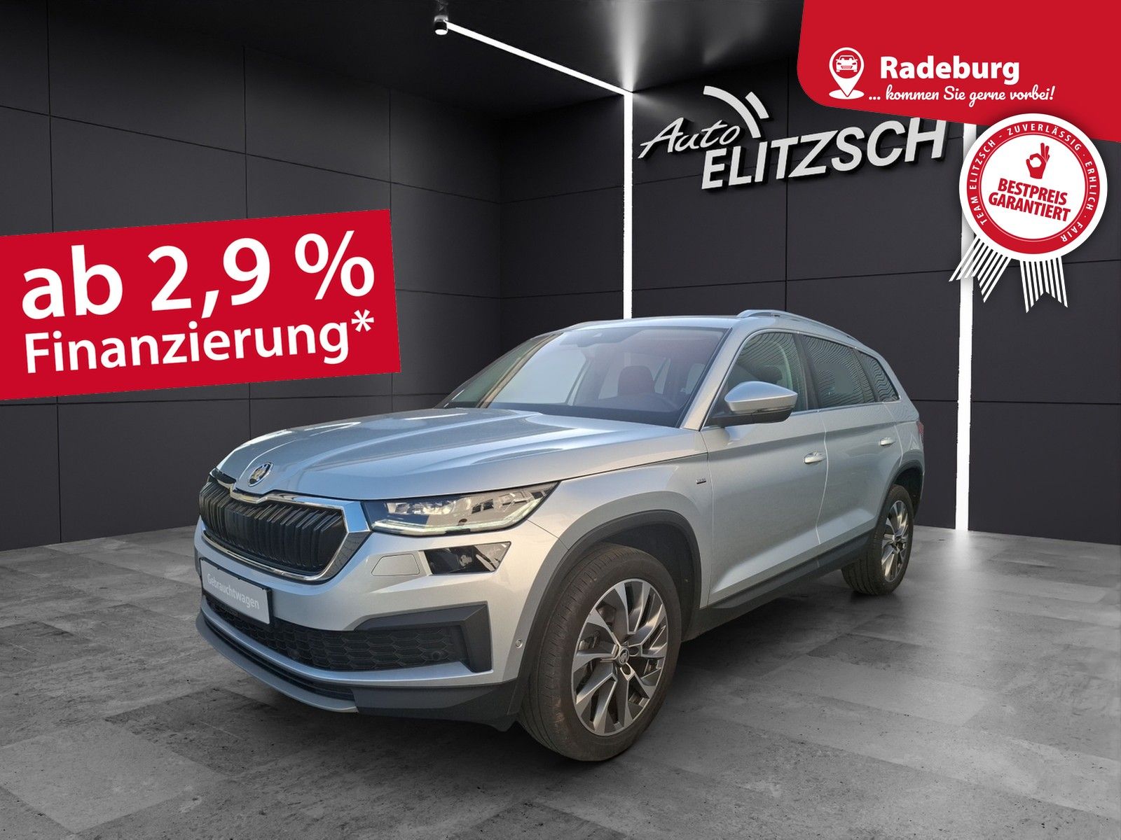 Fahrzeugabbildung SKODA Kodiaq TSI Clever DSG Matrix AHK Navi ACC RFK SH